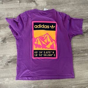 Purple Adidas Tee | Large